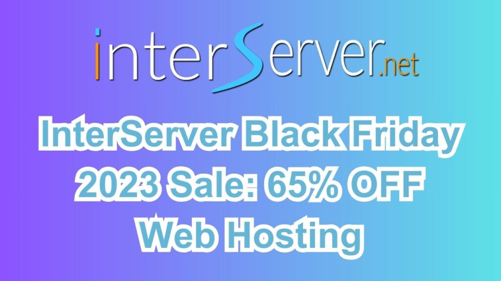 InterServer Black Friday sale